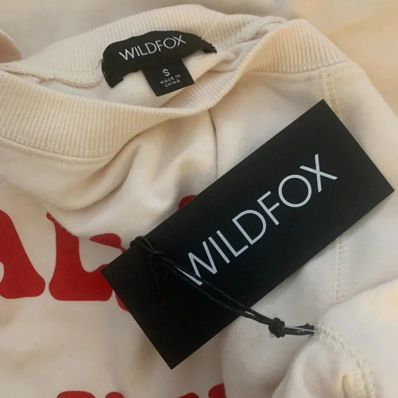 Wildfox All You Need Is Love Sommers‎ Sweatshirt - Picture 13 of 13